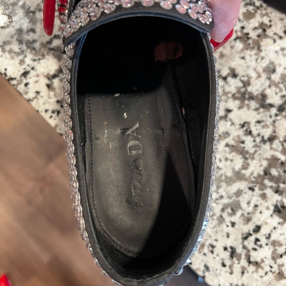 Prada Swarovski Crystal Loafers 41.5 - Picture 5 of 7
